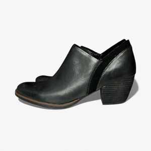 🌻NEW KORKS Raynor Black Leather Inside Zip Round Toe Bootie Women’s Size 11